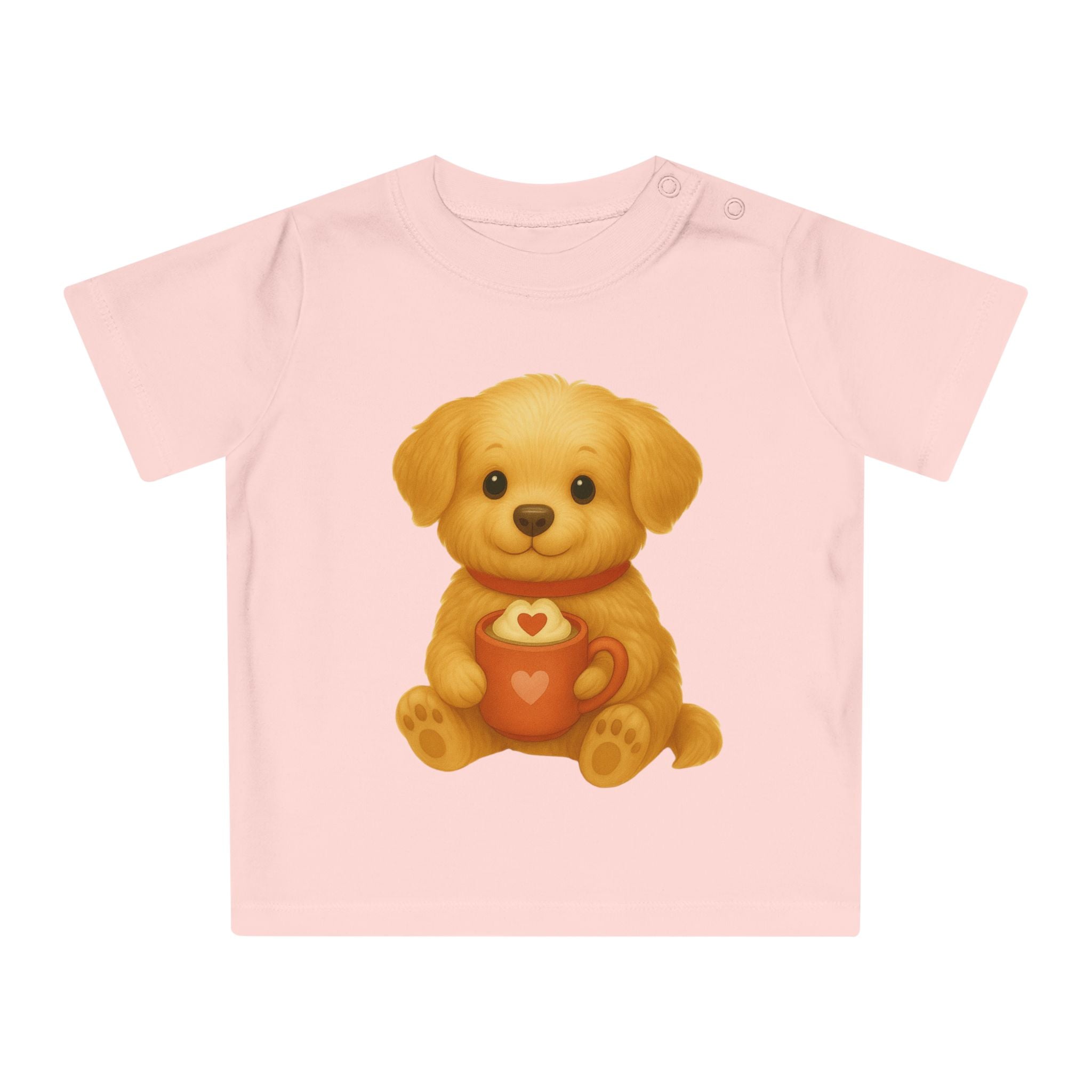 'Cup of love puppy' baby t-shirt