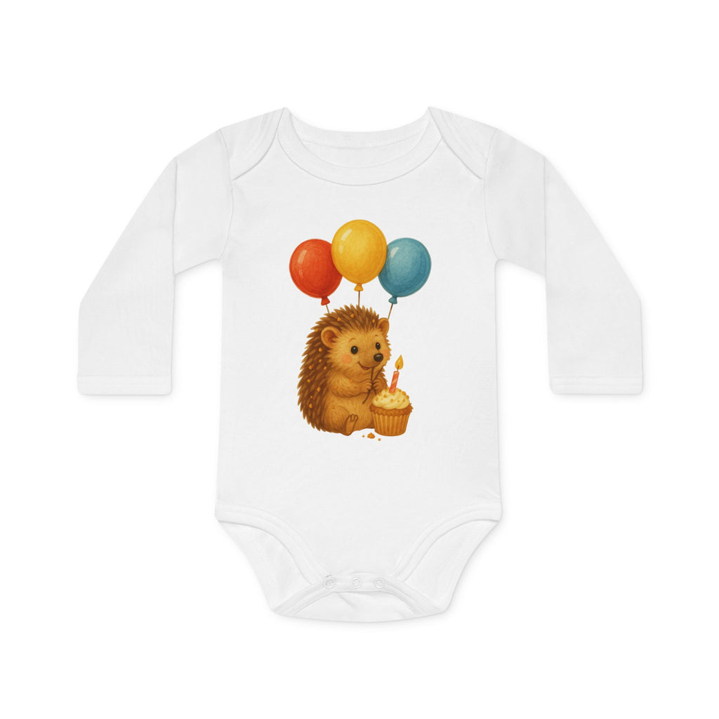 'Blije Verjaardags-Egel' baby longsleeve