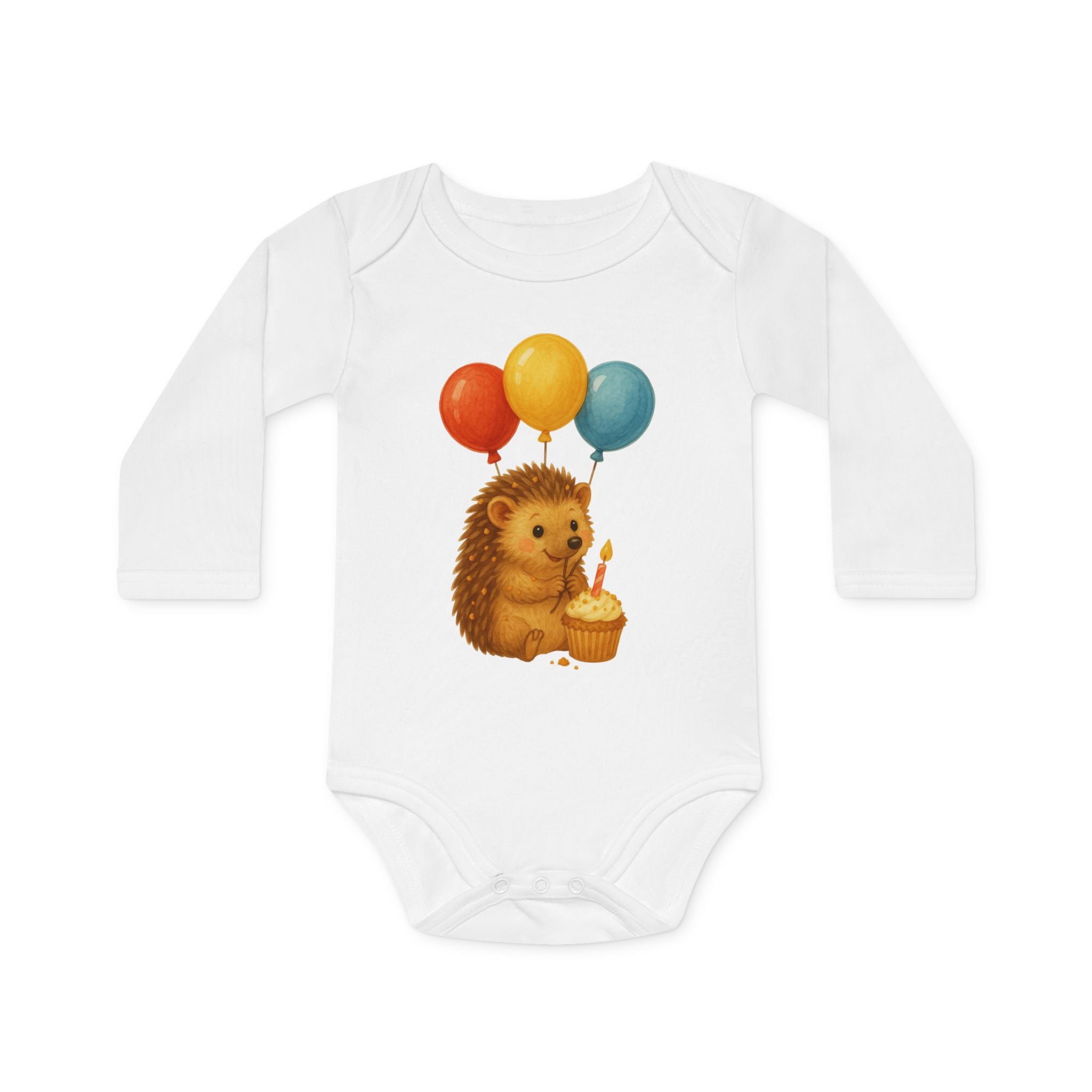 'Blije Verjaardags-Egel' baby longsleeve