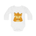 'Foxes in love' babyrompertje met lange mouwen