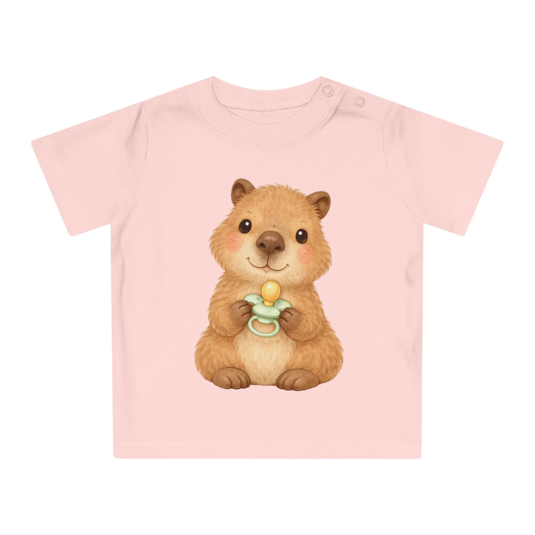 'Little Capybara with Pacifier' Baby T-shirt