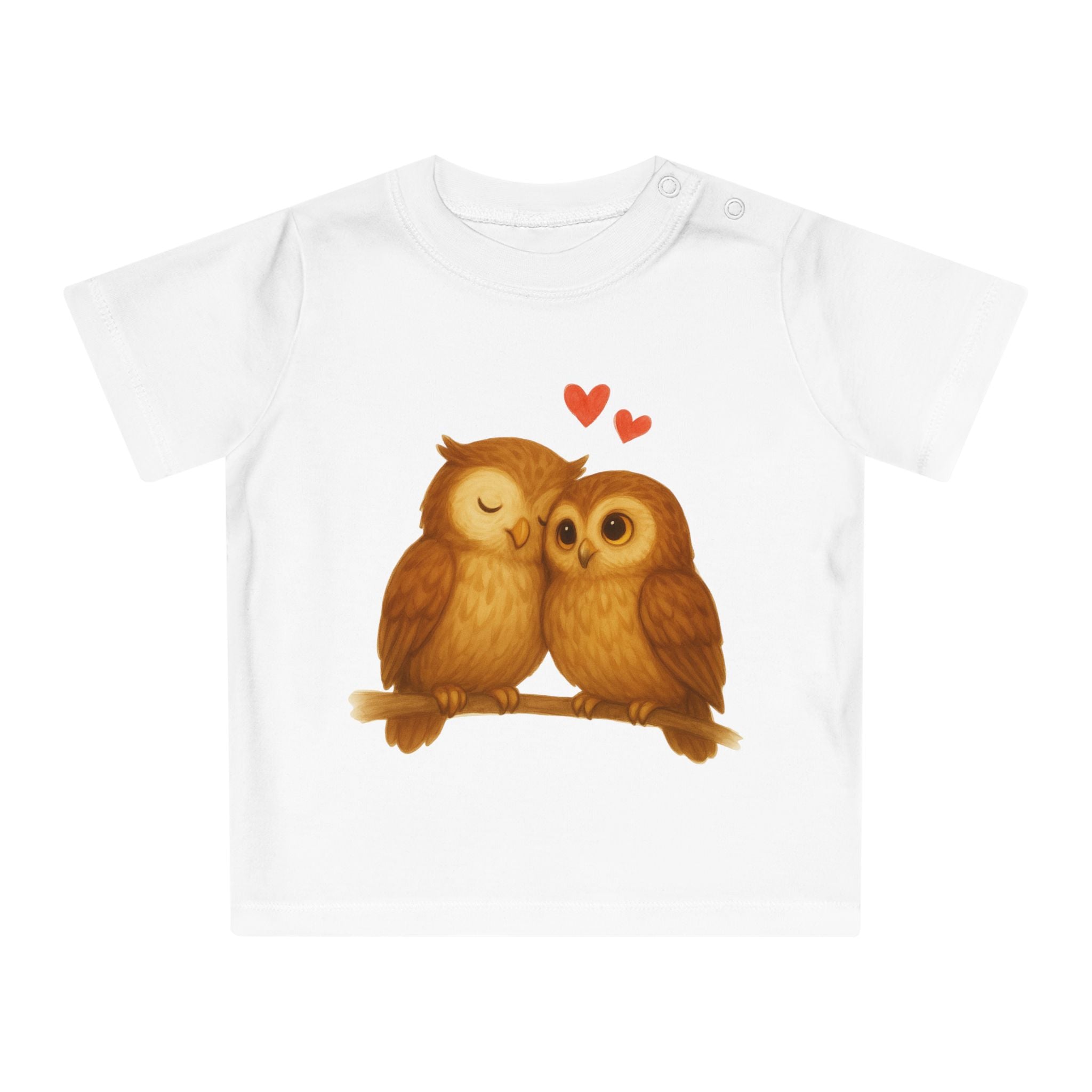 'Uilen in Liefde' baby t-shirt