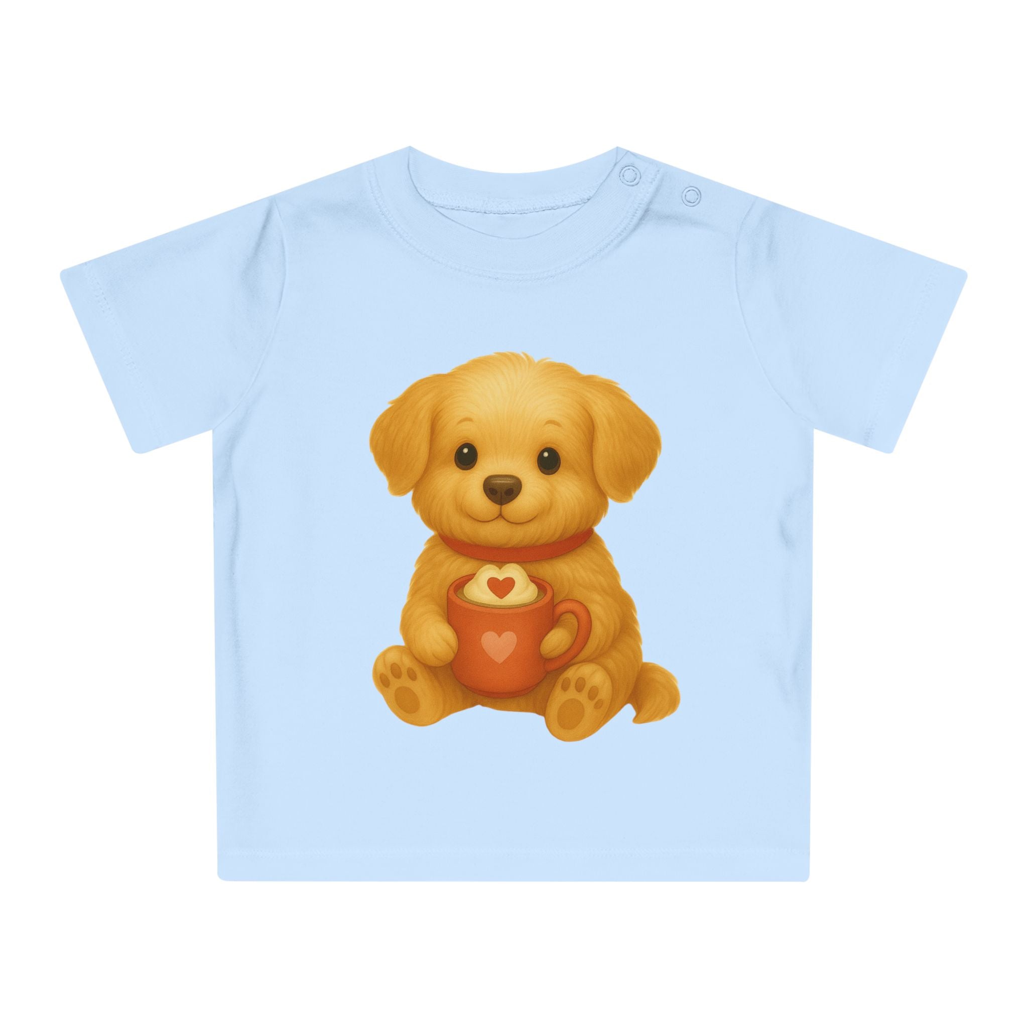 'Cup of love puppy' baby t-shirt