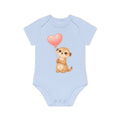 'Little Meerkat with Heart Balloon' Babyrompertje met korte mouwen